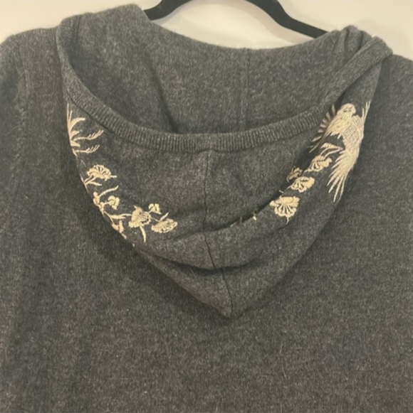 Cashmere Johnny Was Hoodie with Floral Embroidery - Picture 8 of 9